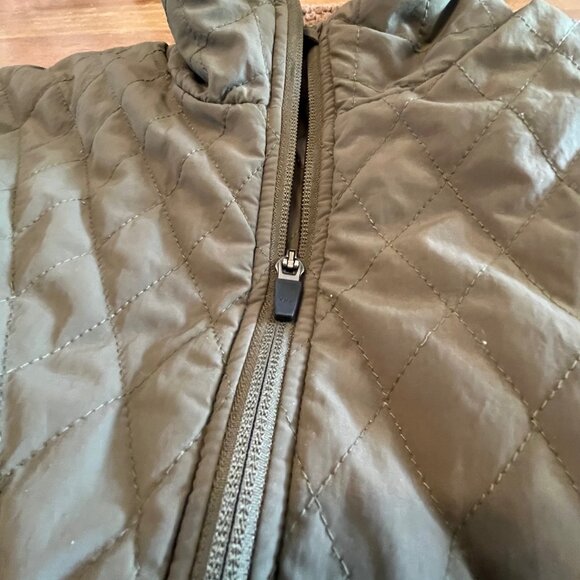 Zanerobe Quilted Light Puffer Jacket Green Outerwear Full Zip Mens Medium - Picture 4 of 9